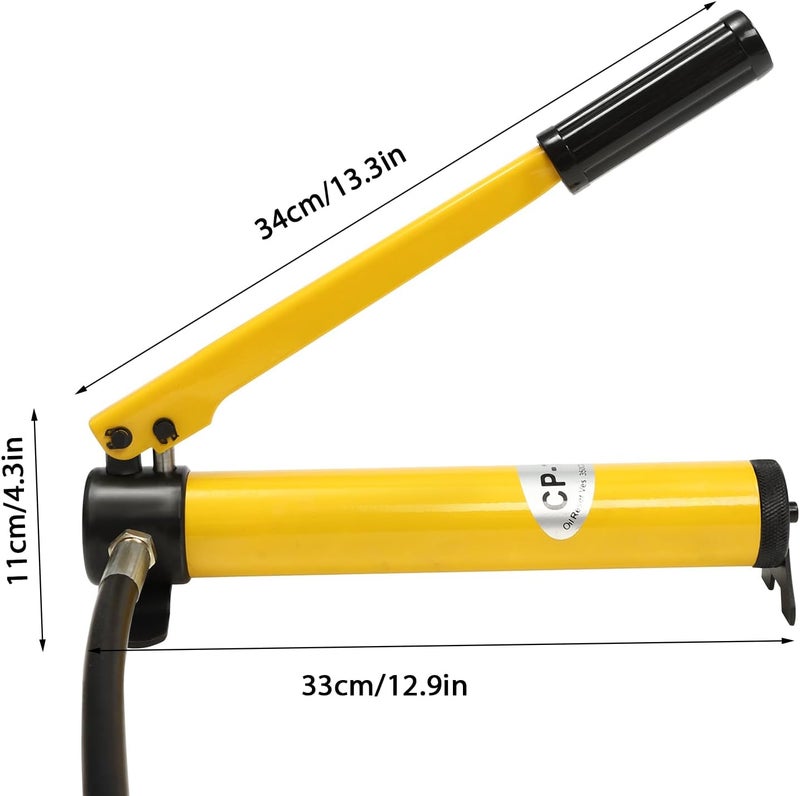 MUSESPANI 8T Split Hydraulic Spreader 30mm Spreading Stroke, Manual Flange Splitter 10mm Thick Tip,30mm Max Tip Separation Distant, Hydraulic Pliers Flange Spreader w/Hydraulic Pump - Image 2